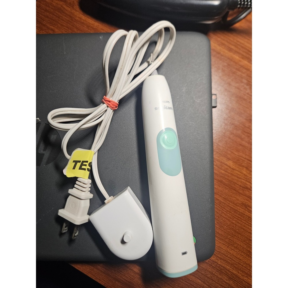 Philips Sonicare Toothbrush Handle & Charger White Mint HX6100 Corded Base